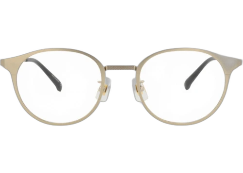 Dunhill Round-Frame Titanium Optical Frames Gold Gold Transparent (DU0044O-30012381-008)