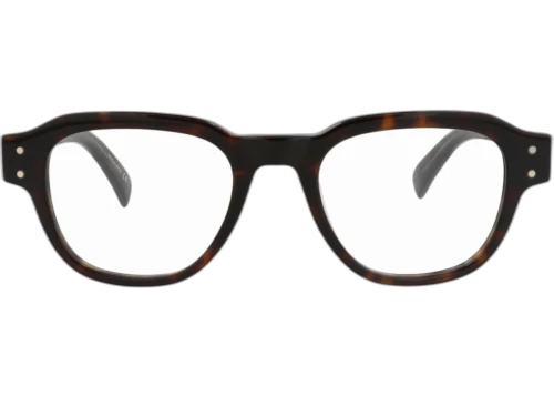 Dunhill Round-Frame Acetate Optical Frames Havana Havana Transparent (DU0048O-30012363-002)