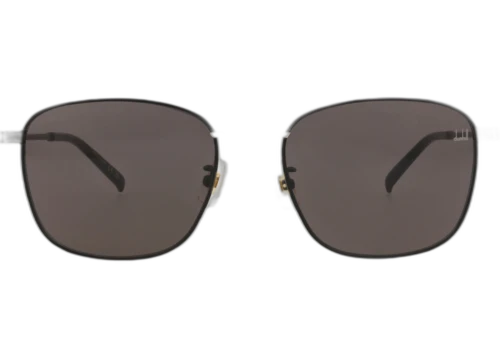 Dunhill Square-Frame Metal Sunglasses Black Black Grey (DU0065S-30014061-001)
