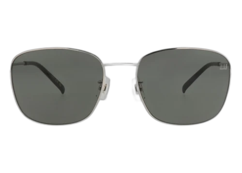 Dunhill Square-Frame Metal Sunglasses Silver Silver Grey (DU0065S-30014061-004)