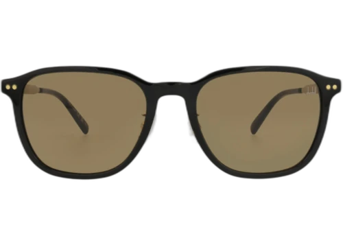 Dunhill Round-Frame Recycled Acetate Sunglasses Black Gold Brown (DU0070SA-30014057-002)