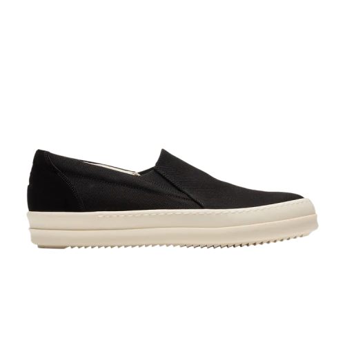 Rick Owens Temple Penta Boat Sneaks 'Black Milk'