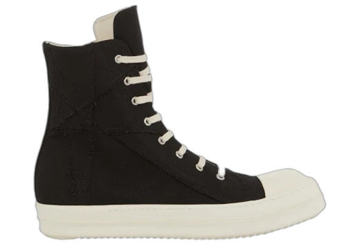 Rick Owens DRKSHDW Strobe Cotton Denim Penta High Black Milk