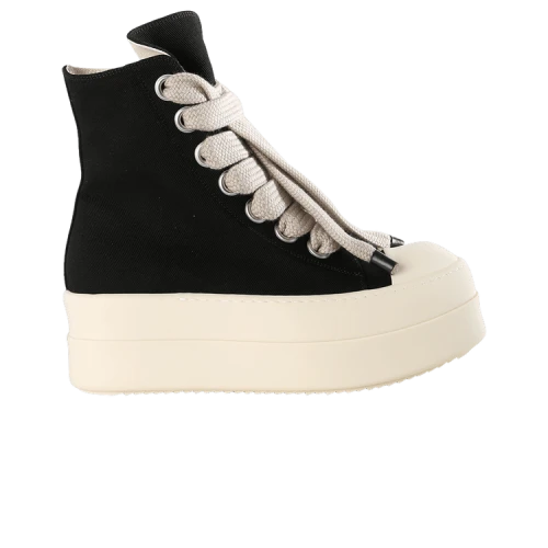 Rick Owens DRKSHDW Mega Bumper Jumbolace Sneaker 'Black MIlk'