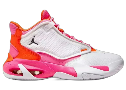 Jordan Max Aura 4 White Safety Orange Pinksicle (GS)