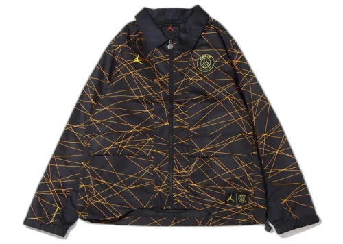 Jordan x Paris Saint-Germain Anthem Jacket (Asia Sizing) Black/Tour Yellow