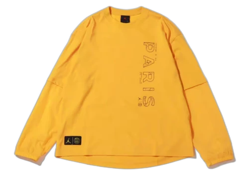 Jordan x Paris Saint-Germain L/S T-shirt (Asia Sizing) Taxi/Black