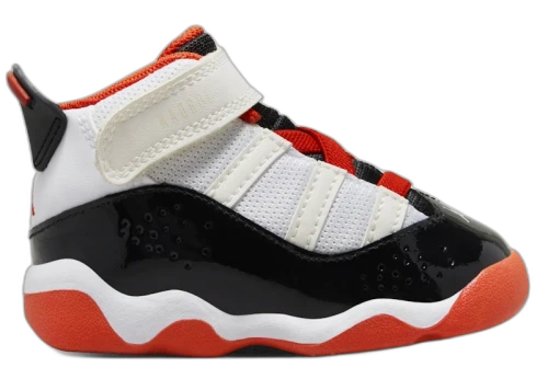 Jordan 6 Rings White Black Sail Team Orange (TD)