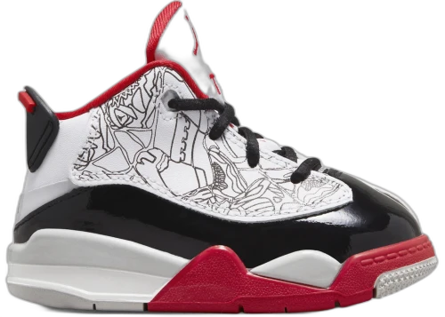Jordan Dub Zero White Black Neutral Grey True Red (TD)