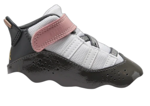 Jordan 6 Rings White Red Stardust Vapor Green Anthracite (TD)