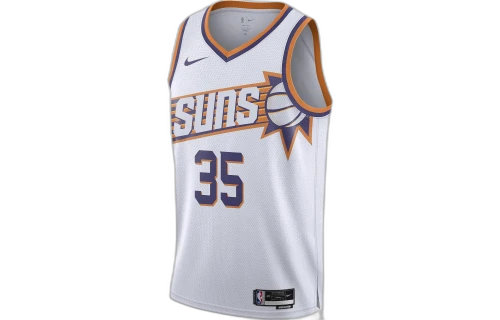 Nike NBA Phoenix Suns Kevin Durant Asociation Edition Dri-Fit Swingman T-shirt White/Purple/Orange