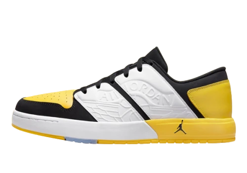 Jordan Nu Retro 1 Low Black Tour Yellow White