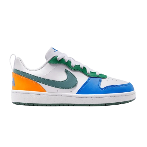 Nike Court Borough Low Recraft White Malachite Blue Crystal Mineral Slate (GS)