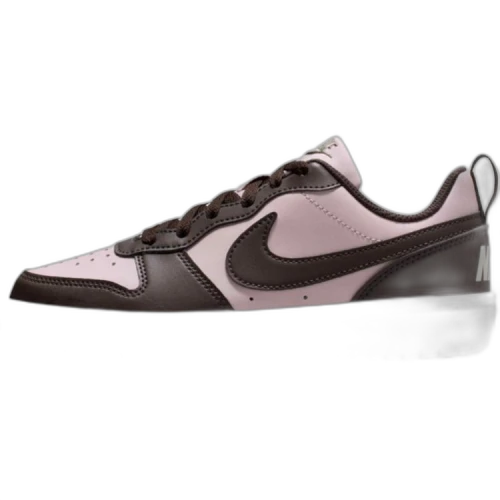 Nike Court Borough Low top Kids' Skateboarding Shoes Black Pink Kids'