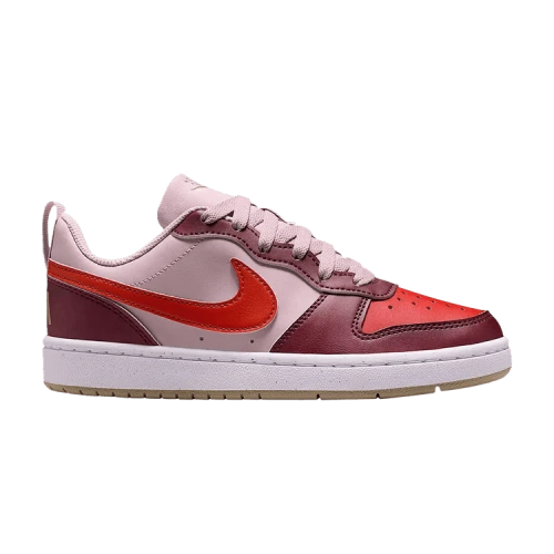 Nike Borough Low Recraft GS 'Dark Team Red Particle Rose'