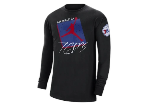 Jordan NBA Philadelphia 76ers Courtside Statement Edition Max 90 T-shirt Black