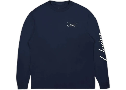 Jordan Union La X Long Sleeve T-shirt Blue