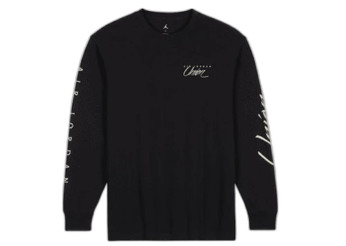 Jordan x Union MJ L/S Tee (Asia Sizing) Black/Coconut Milk