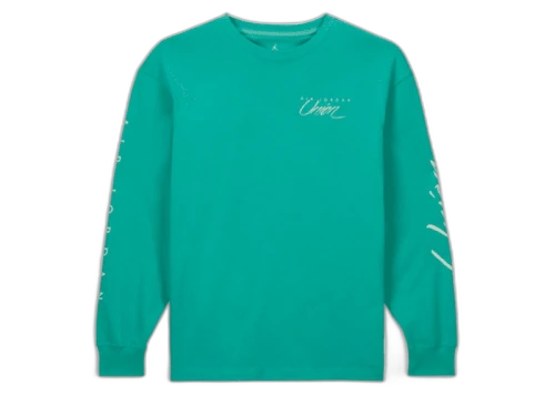 Jordan x Union MJ L/S Tee (Asia Sizing) Kinetic Green/White