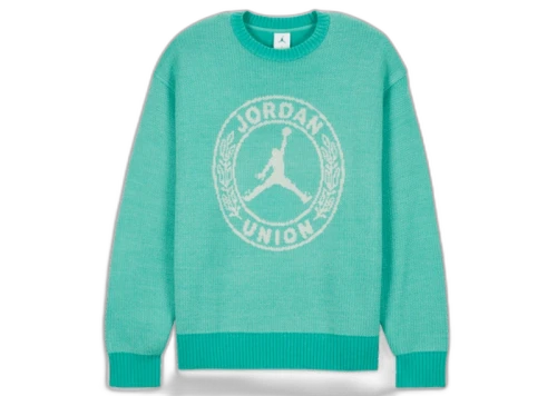 Jordan x Union MJ Sweater (Asia Sizing) Kinetic Green/White