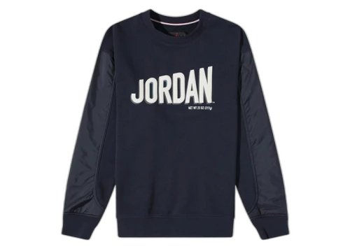 Jordan Flight MVP Graphic Fleece Crewneck Sweatshirt Phantom/Black