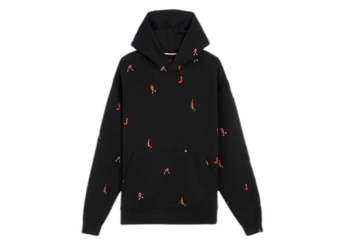 Jordan Essential Holiday Jumpman Fleece Pullover Hoodie Black