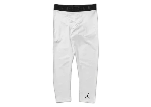 Jordan Sport 3/4 Length Dri-Fit Tights White/Black