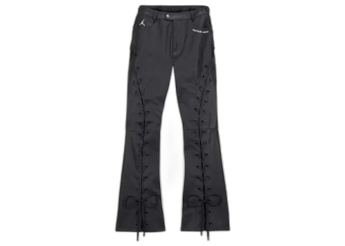 Jordan x Travis Scott Cactus Jack Women's Leather Pants (Asia Sizing) Black
