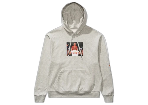 Jordan x Undefeated Weights Hoodie Heather Grey
