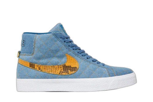 Nike Supreme x Zoom Blazer Mid QS SB 'Denim' Sample