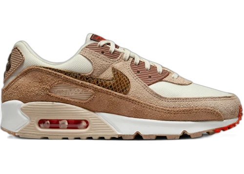Nike Air Max 90 SE Pale Ivory Snakeskin Swoosh
