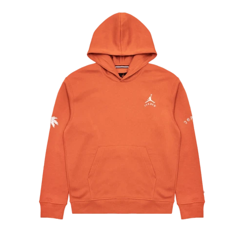 Air Jordan Artist Series by Umar Rashid Fleece Pullover Hoodie 'Orange'