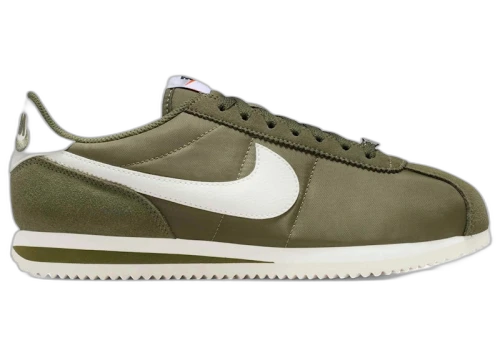 Nike Cortez Textile Medium Olive Sail (Women's)