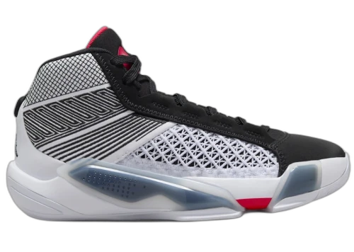 Jordan 38 White Black Siren Red (GS)