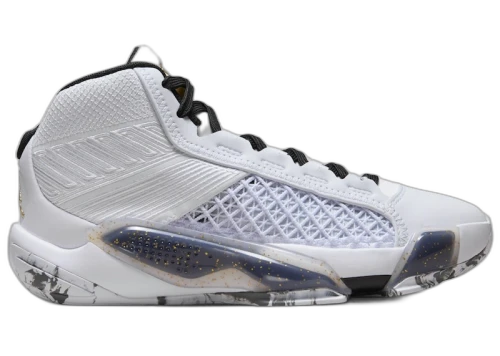 Jordan 38 White Black Pure Platinum Metallic Gold (GS)