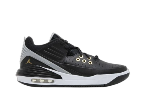 Jordan Max Aura 5 Black White Wolf Grey Metallic Gold