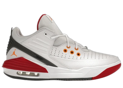 Jordan Max Aura 5 White Cardinal Red