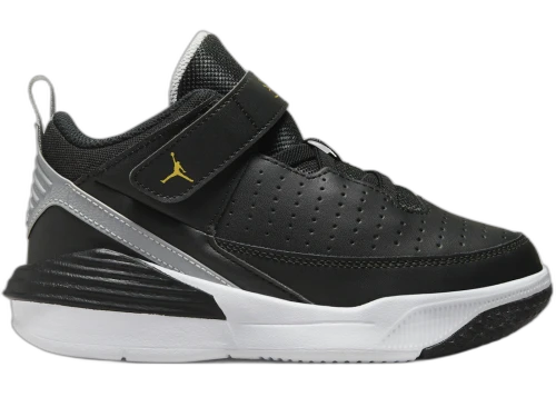 Jordan Max Aura 5 Black White Wolf Grey Metallic Gold (PS)