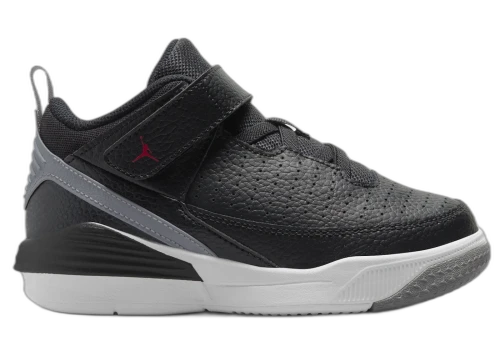 Jordan Max Aura 5 Black White Cement Grey University Red (PS)