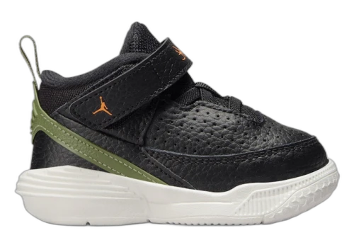 Jordan Max Aura 5 Black Bright Mandarin Sail Sky J Light Olive (TD)