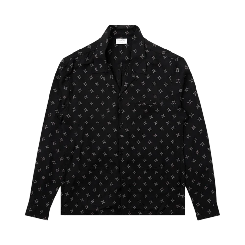 John Elliott Long-Sleeve Smoking Shirt 'Black Dot'