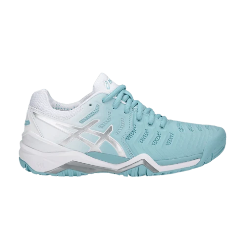 ASICS Gel Resolution 7 'Porcelain Blue Silver' (Women's)
