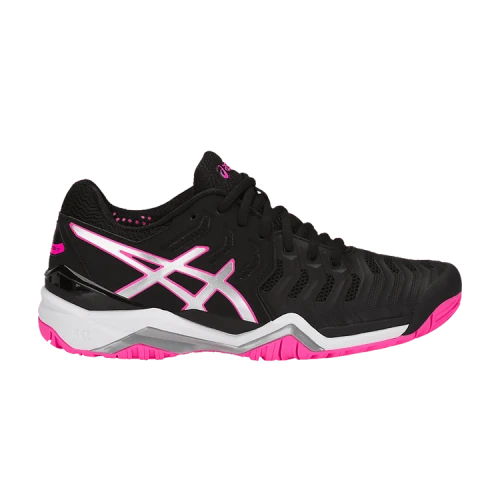 ASICS Gel Resolution 7 'Black Silver Hot Pink' (Women's)