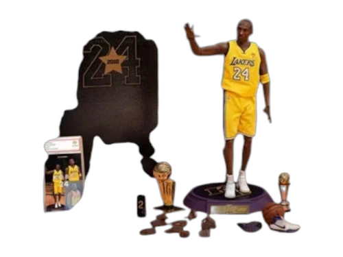 BAPE x NBA Enterbay LA Lakers Kobe Bryant 242010 Real Masterpiece 1/6 Scale Figure Yellow
