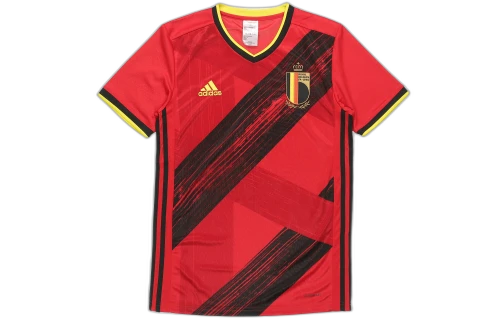 adidas Belgium National Team Home Fan Edition Sports Short Sleeve Jersey Red