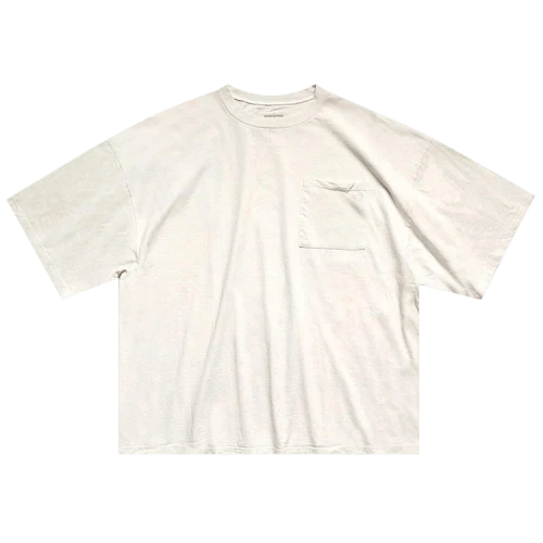 Kapital Jersey 2Tones Big Pocket T-Shirt (Bone) 'Trico'