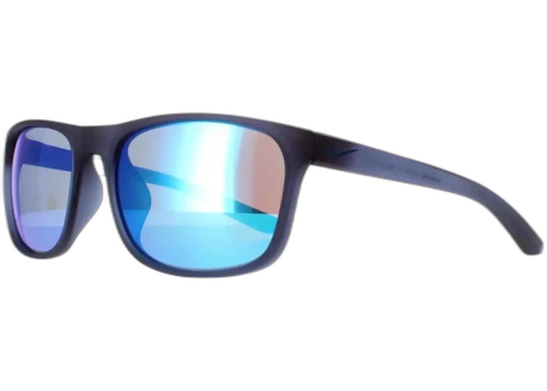 Nike Endure M Square Sunglasses Transparent Matte Blue Blue Mirror (ENDURE-M-MI-CW4650-410-5919)