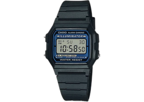 Casio Men's Illuminator Digital Watch with Blue Backlight F-105W-1A