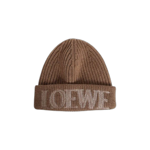 Loewe Wool Beanie 'Light Brown'