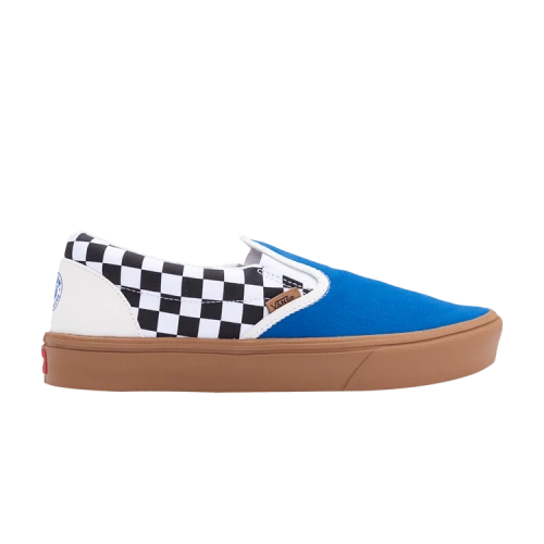 Vans Fat Tire x ComfyCush Slip-On 'Royal Blue Checkerboard'